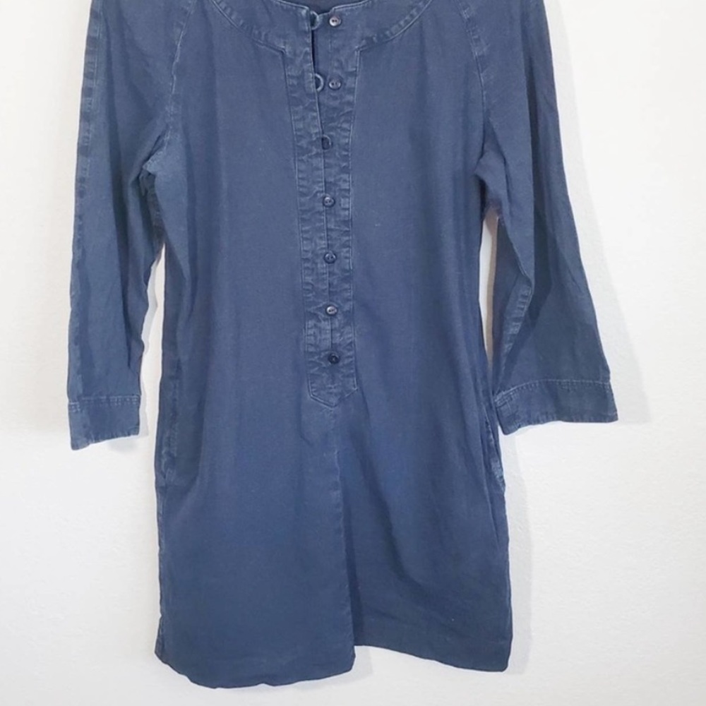 APC Chambray mini dress/ tunic long sleeve